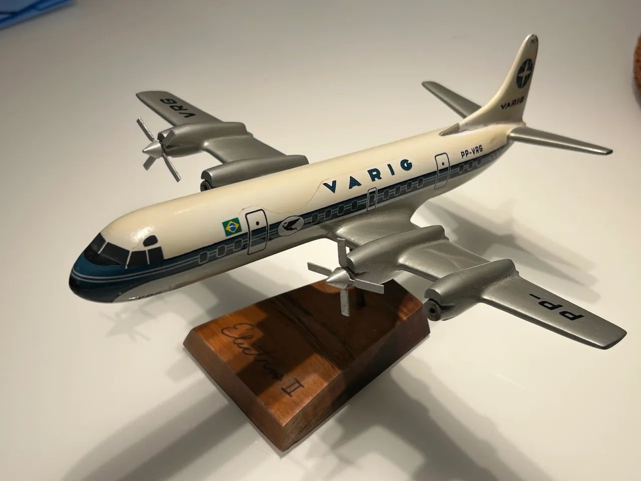 Maquete antiga Electra Varig  - Foto 3