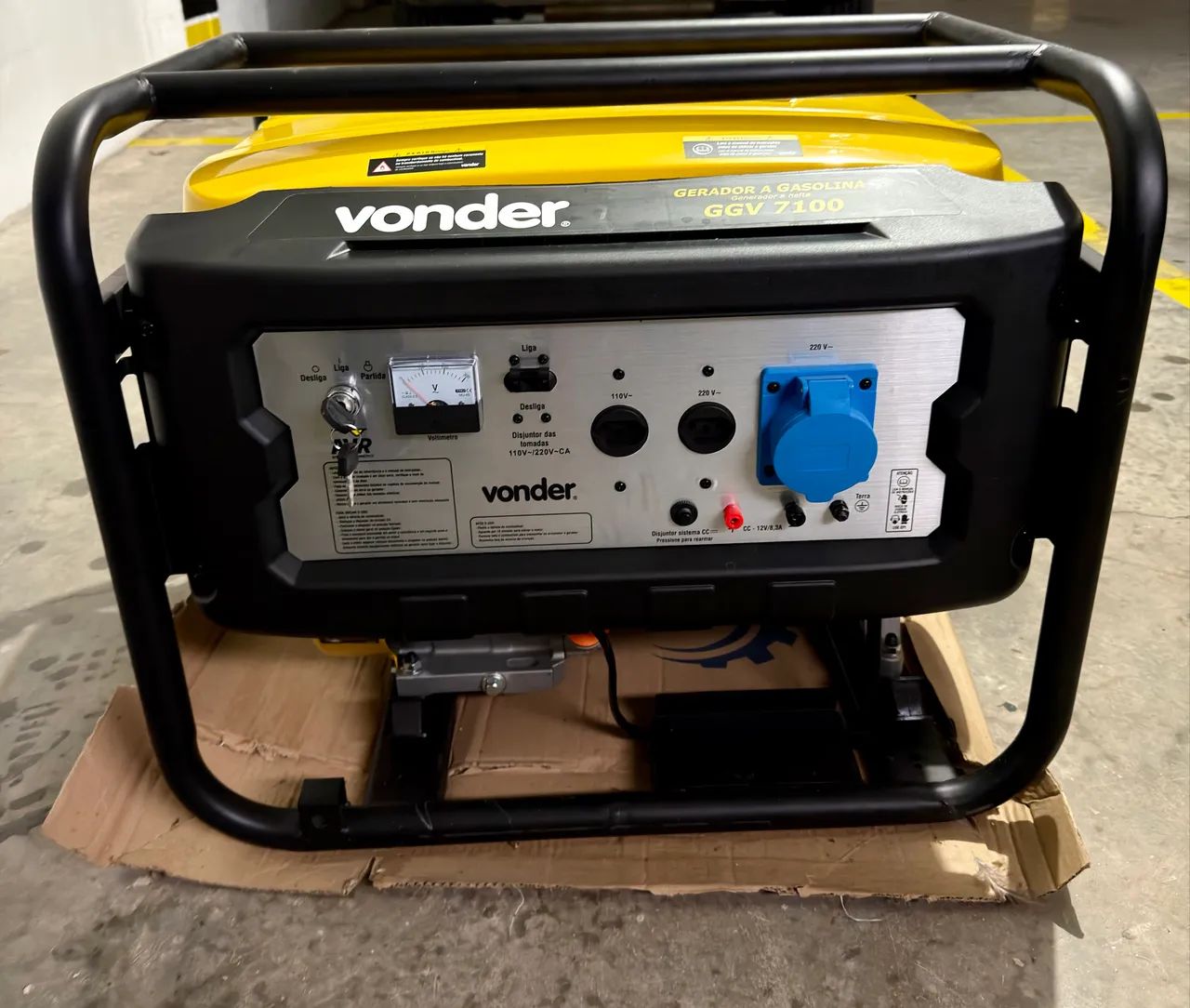 Gerador Vonder GGV 7100 a Gasolina | Partida Elétrica | 110V/220V | Excelente Estado - Foto 6