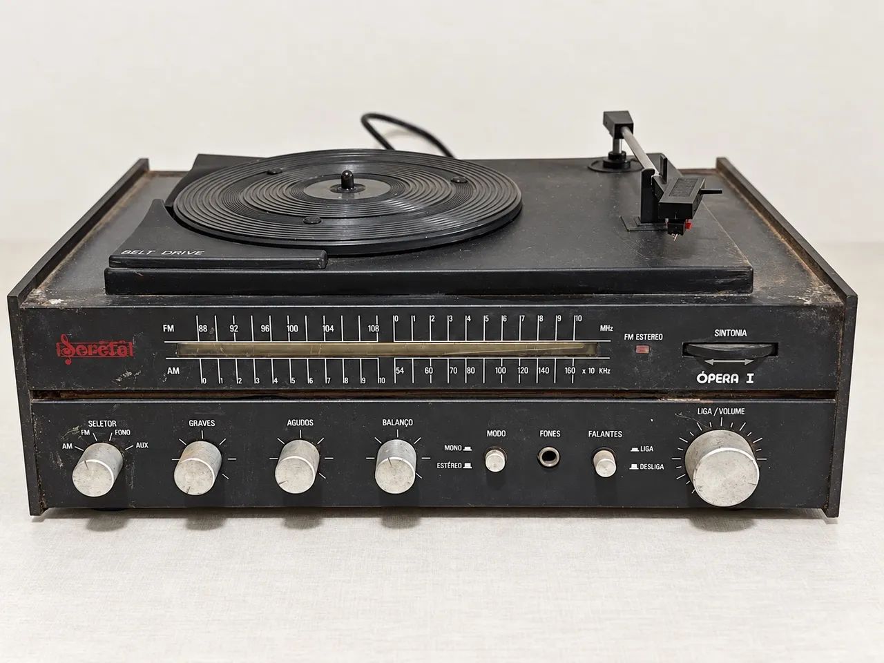 Vitrola Soreta Ópera I com Rádio e Toca-Discos - Foto 3