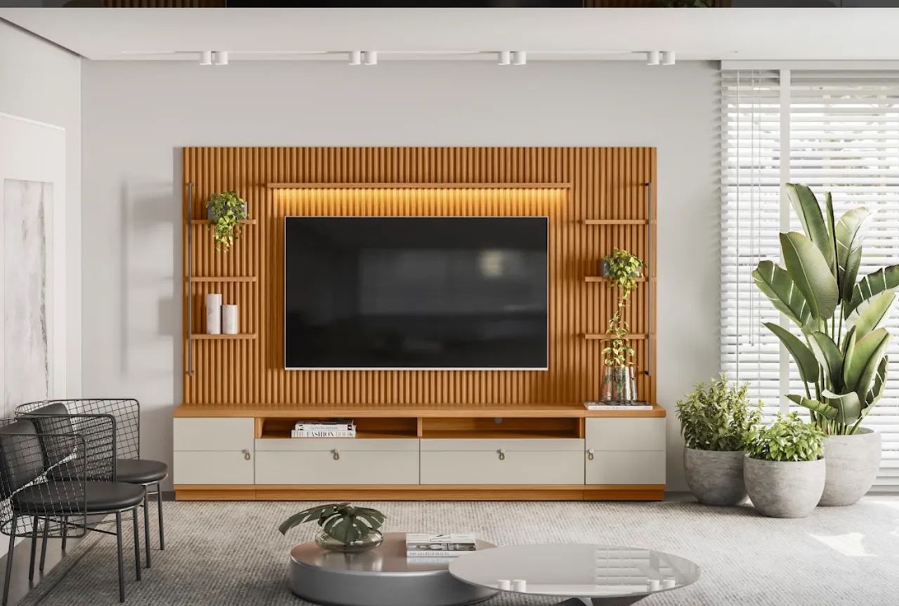 Conjunto para Sala com Painel e Módulos