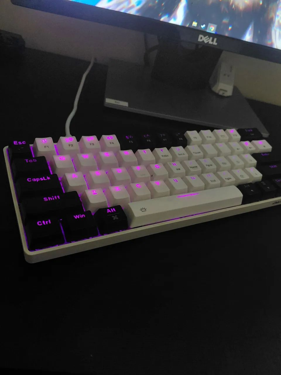 TECLADO MECANICO 60% SWITCH VERMELHO - Foto 3