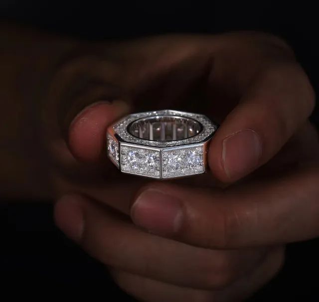 Anel moissanite  - Foto 2