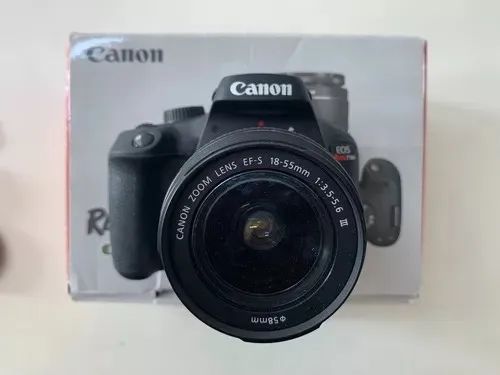 T100 + lente 18-55mm + wifi, 18 megapixels, câmera Canon, só falo no whats não falo no olx - Foto 3
