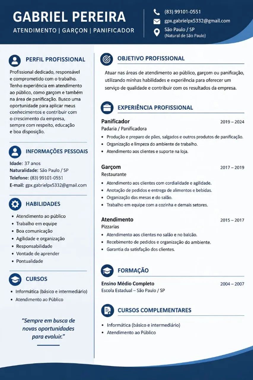 Vaga de emprego
