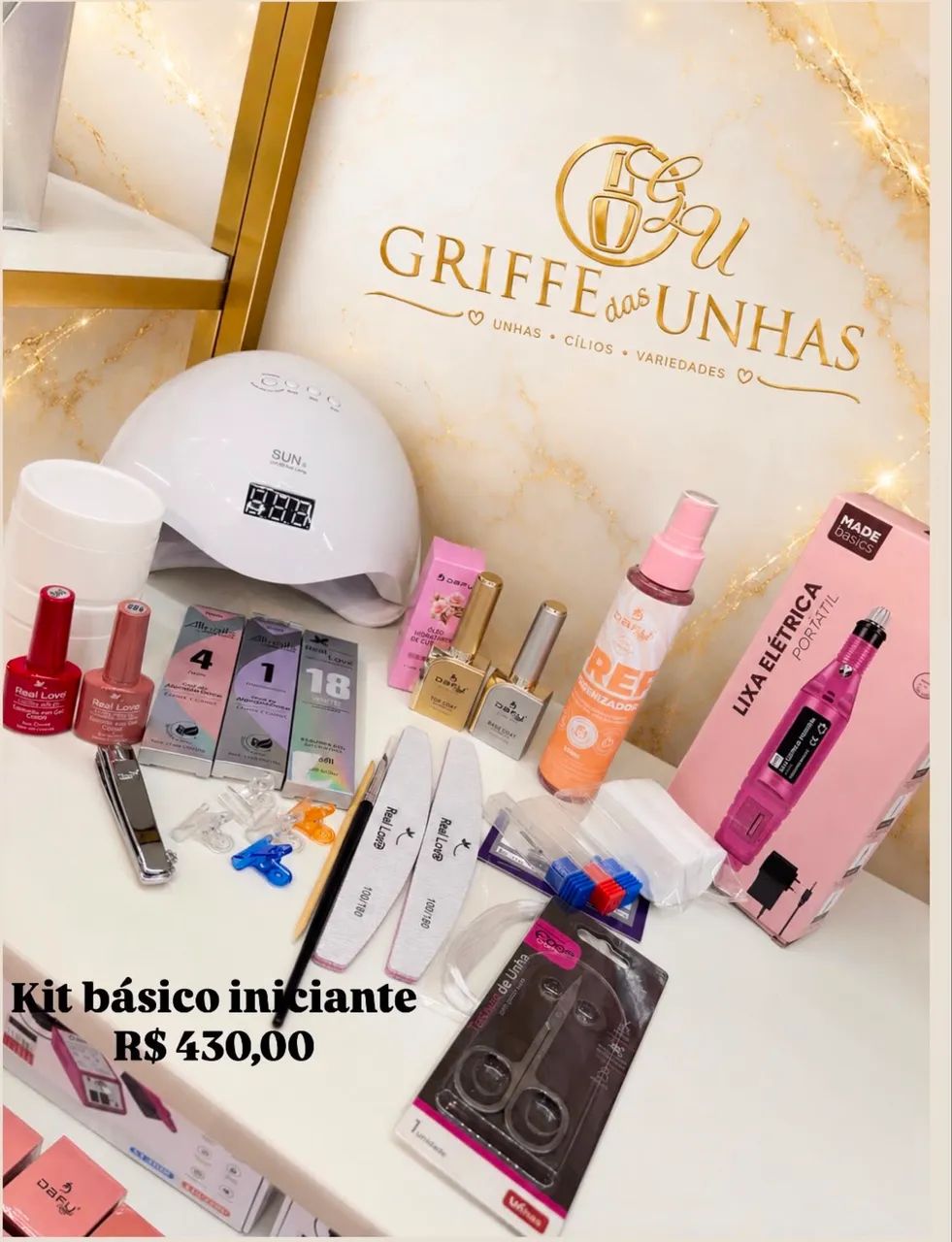 Kit alongamento de unha  - Foto 4