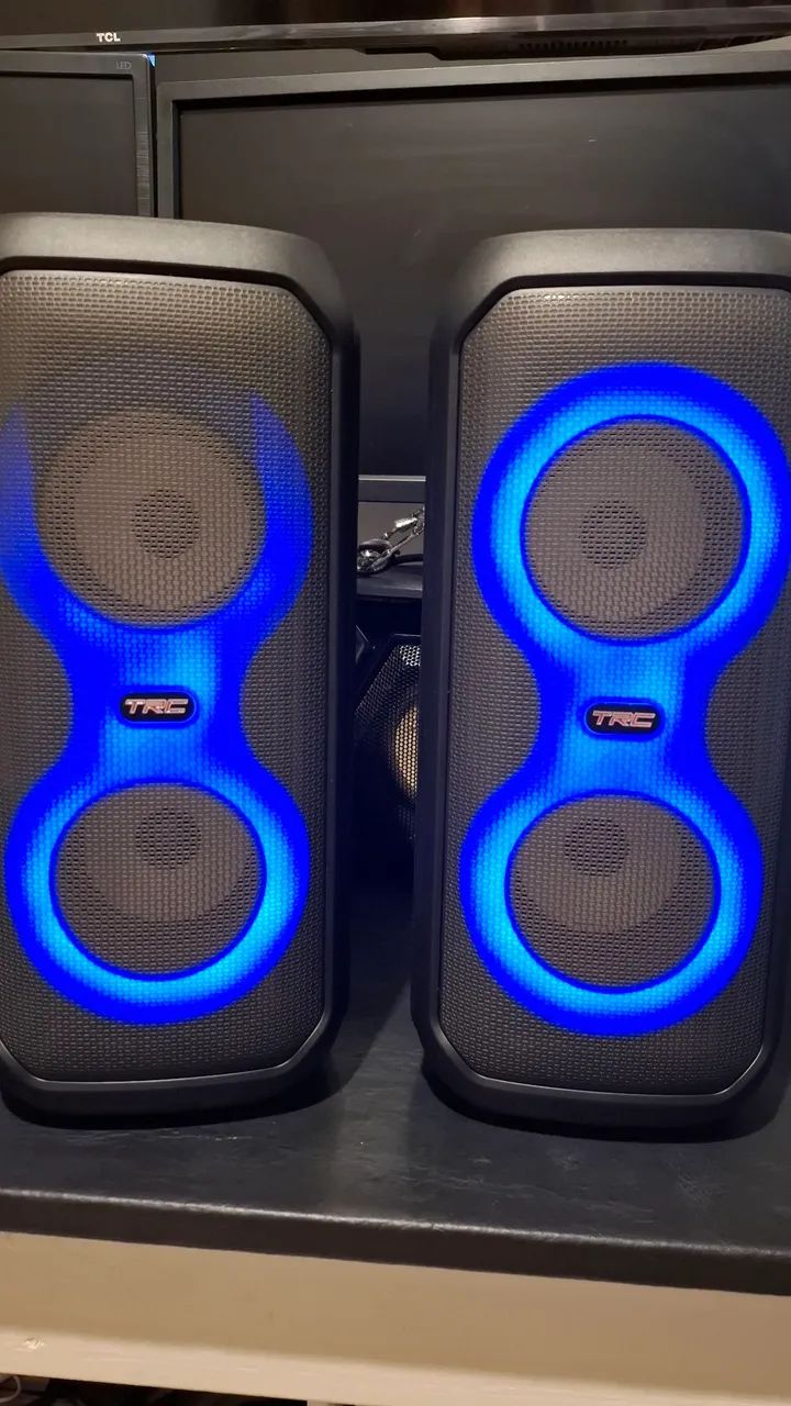 Caixas Bluetooth, FM e auxiliar TRC 120 watts - com garantia - Foto 3