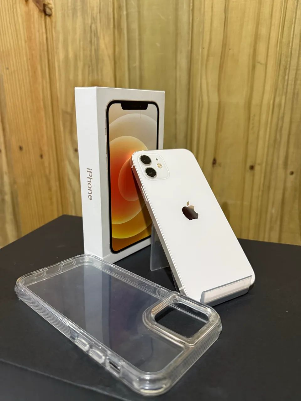 [IMPECÁVEL] iPhone 12 Branco 64GB - Bateria Nova 100% - Caixa e Acessórios