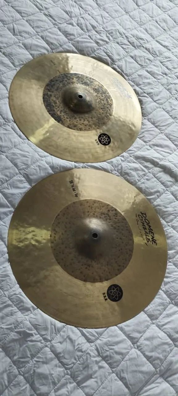 HiHat Chimbal Domene Cymbals 15 Polegadas DNA Series
