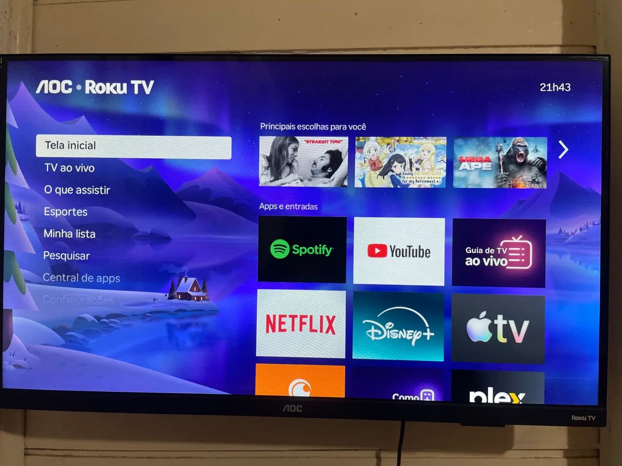 Tv smart 32? nova com controle - Foto 4
