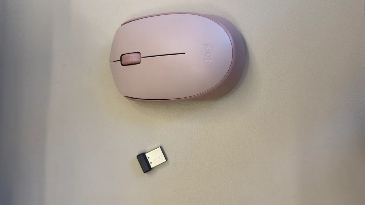 Mouse sem fio Logitech M 750 com design ambidestro | rosa - Foto 4
