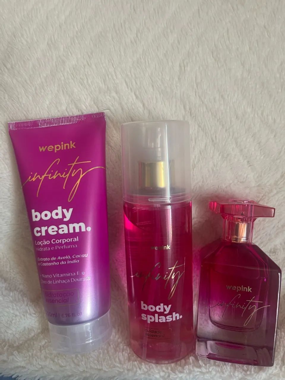 Kit perfume, body splash e body cream da we pink - Foto 2