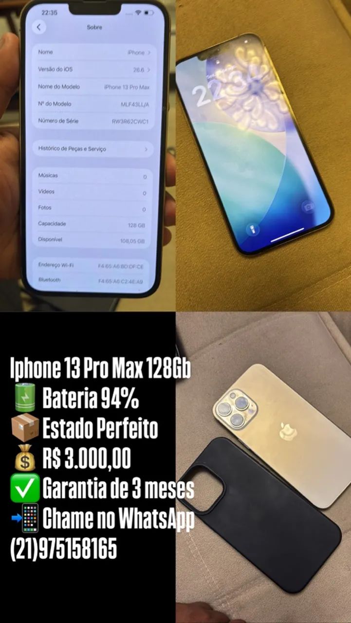 iphone 13 Pro Max 128GB - Foto 5