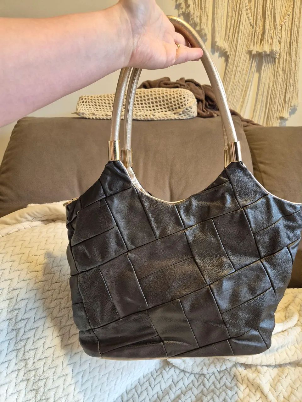 Bolsa de couro Carmen Steffens - Foto 2