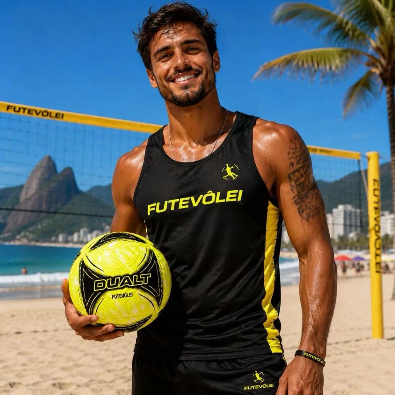 Bola De Futevôlei Dualt Futmesa Altinha Praia Pvc Resistente - Foto 2