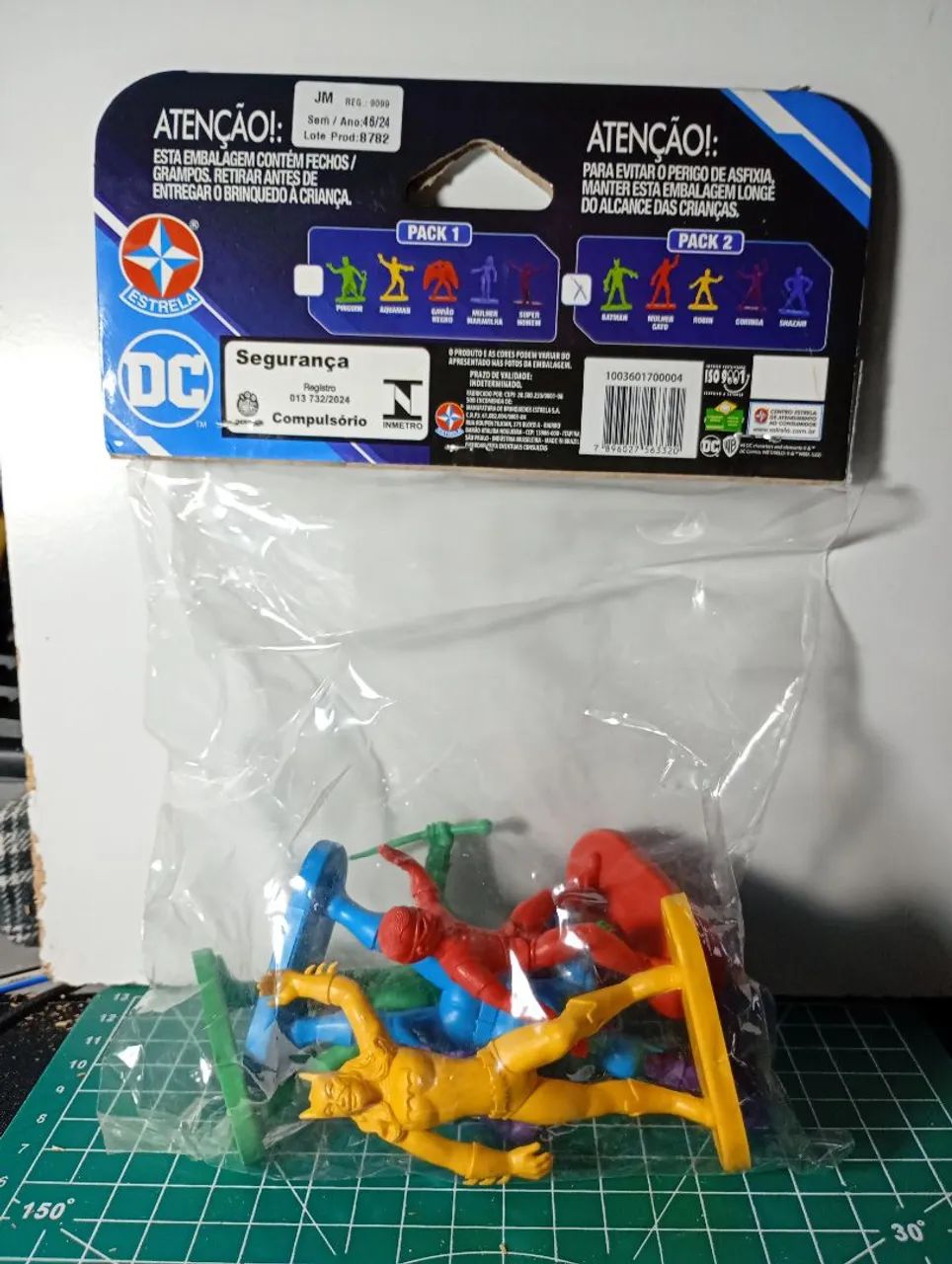 Bonecos super heróis - Retro