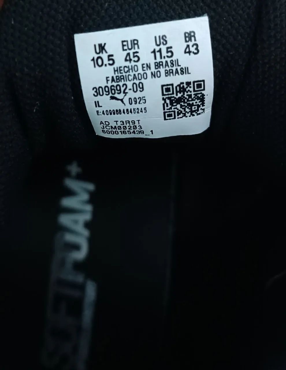 Tênis Puma Preto 43  - Foto 4