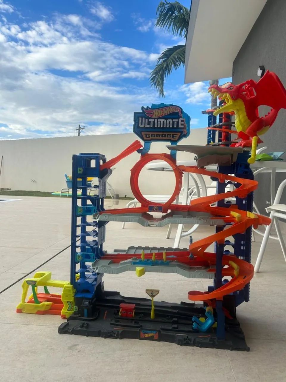 hot wheels garagem dragao