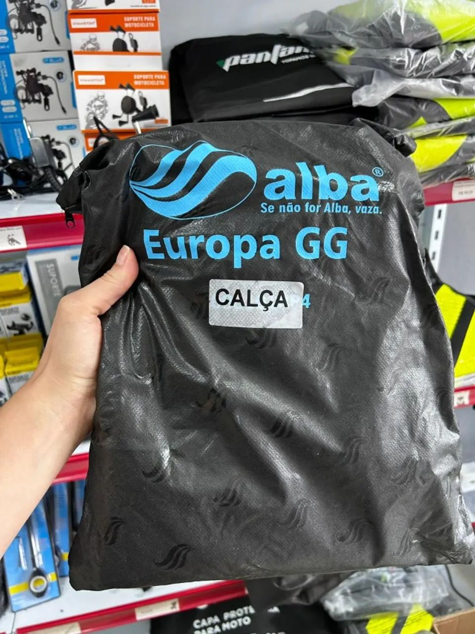 Calça para chuva da Alba GG de PVC 