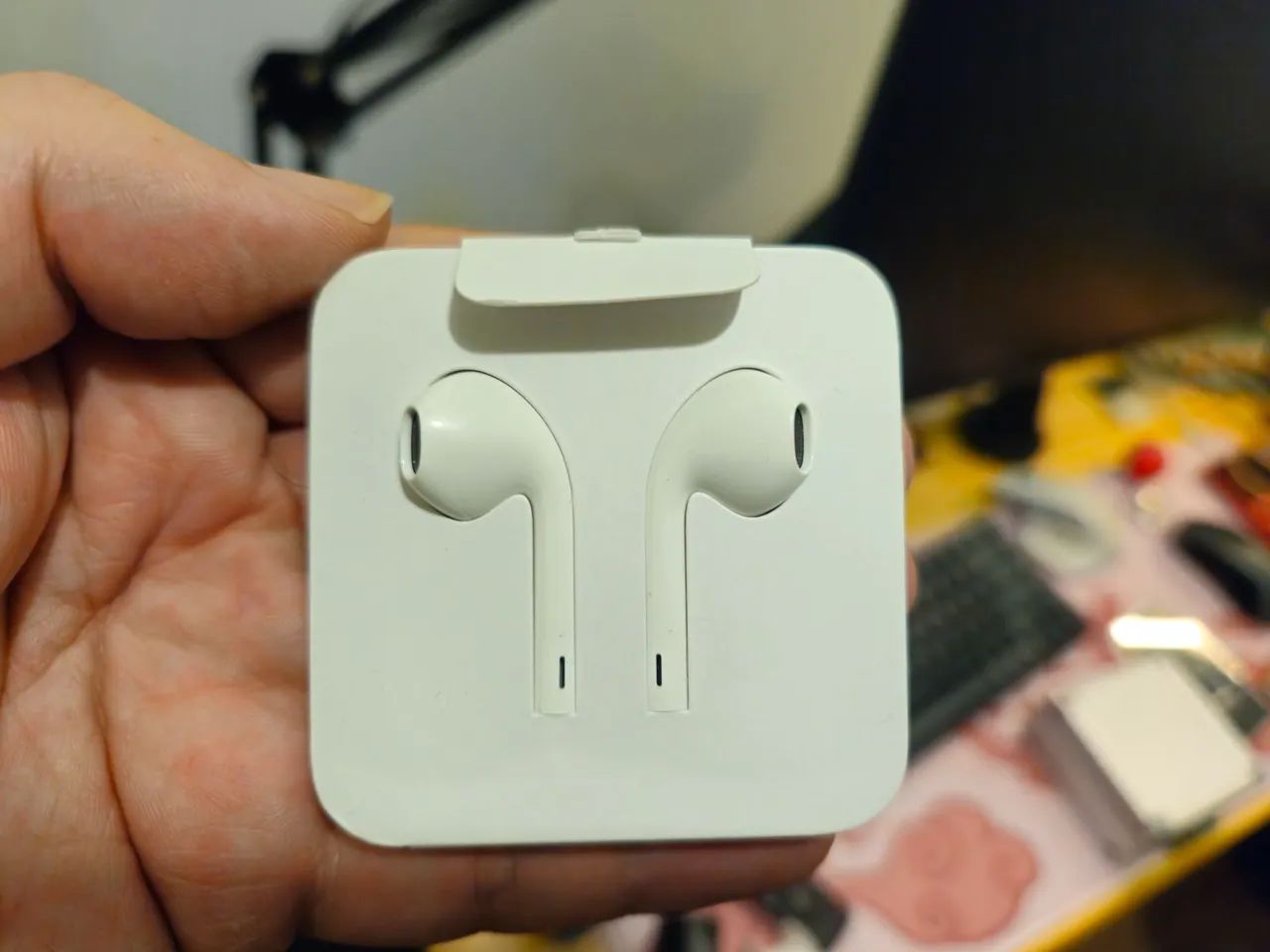 AirPods Apple com cabo lightning novo e original