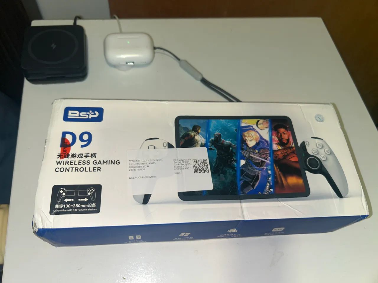 Gamepad BSP D9 novo na caixa
