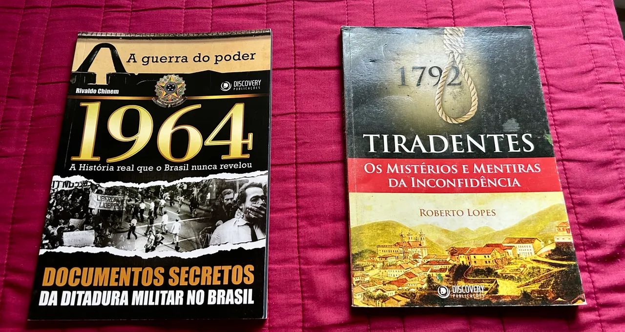 Livros (Combo) - A Guerra do poder 1964 e Tiradentes 1792.