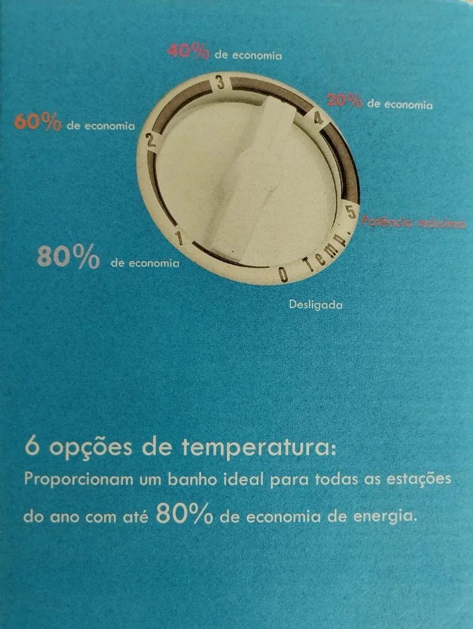 IMPERDÍVEL ***** Ducha KDT 6T 8800 W 220 V - Foto 5