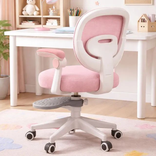 Cadeira Ergonômica Infantil Rosa  - Foto 2
