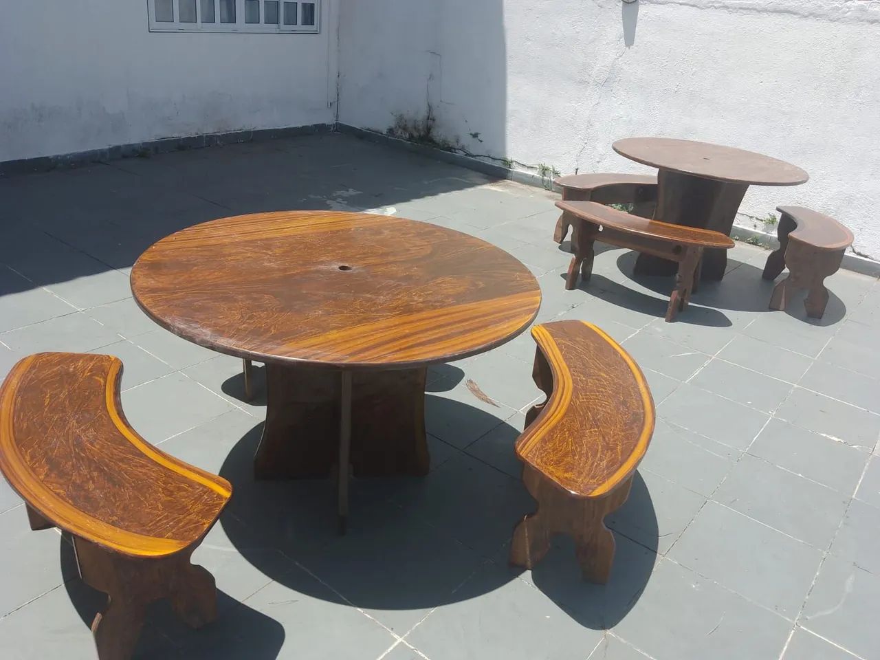 Mesa de área externa em pedra ardósia  - Foto 4