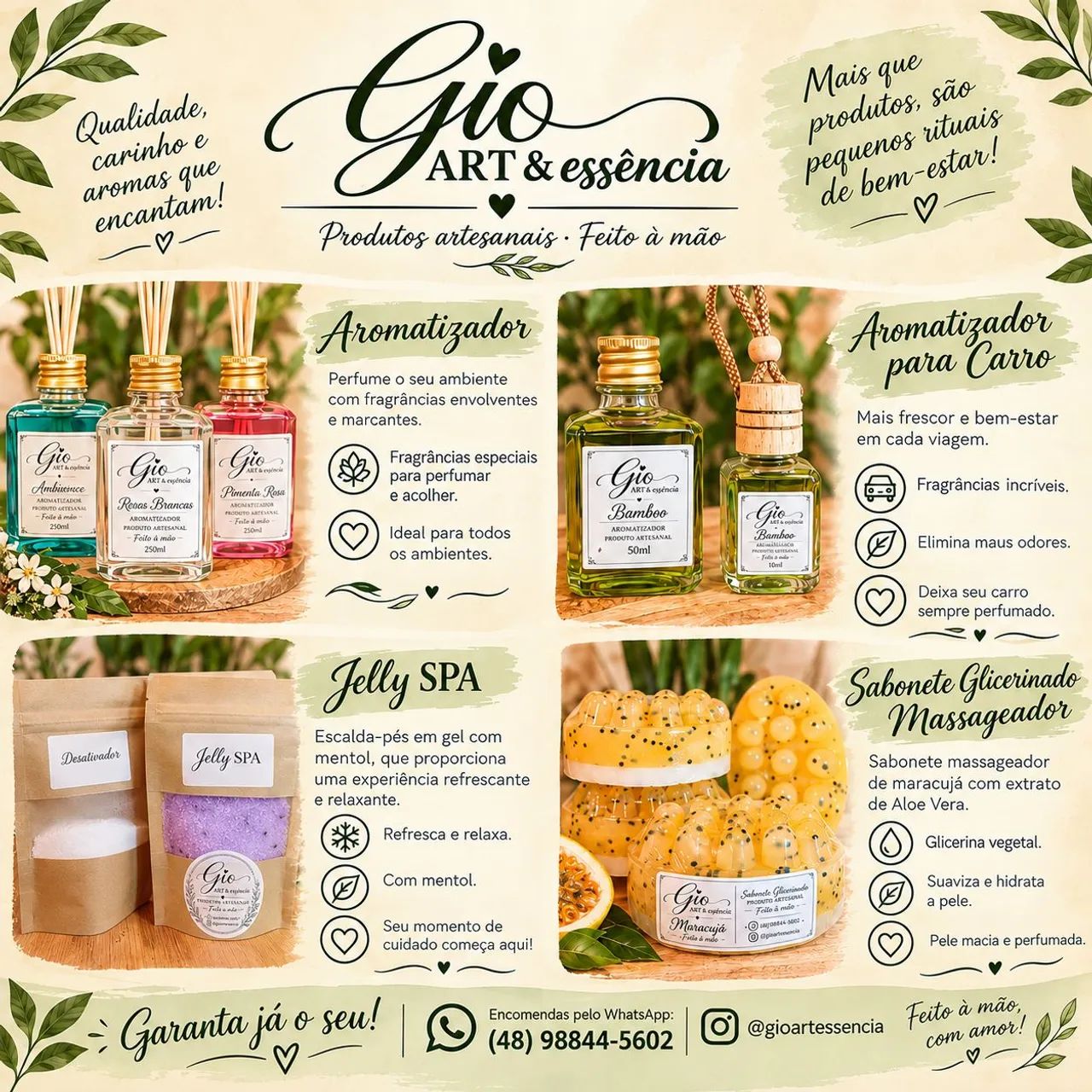 Gio ART & essência - Produtos artesanais 