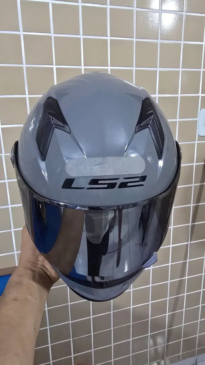 Capacete LS 2 Cinza - Foto 3