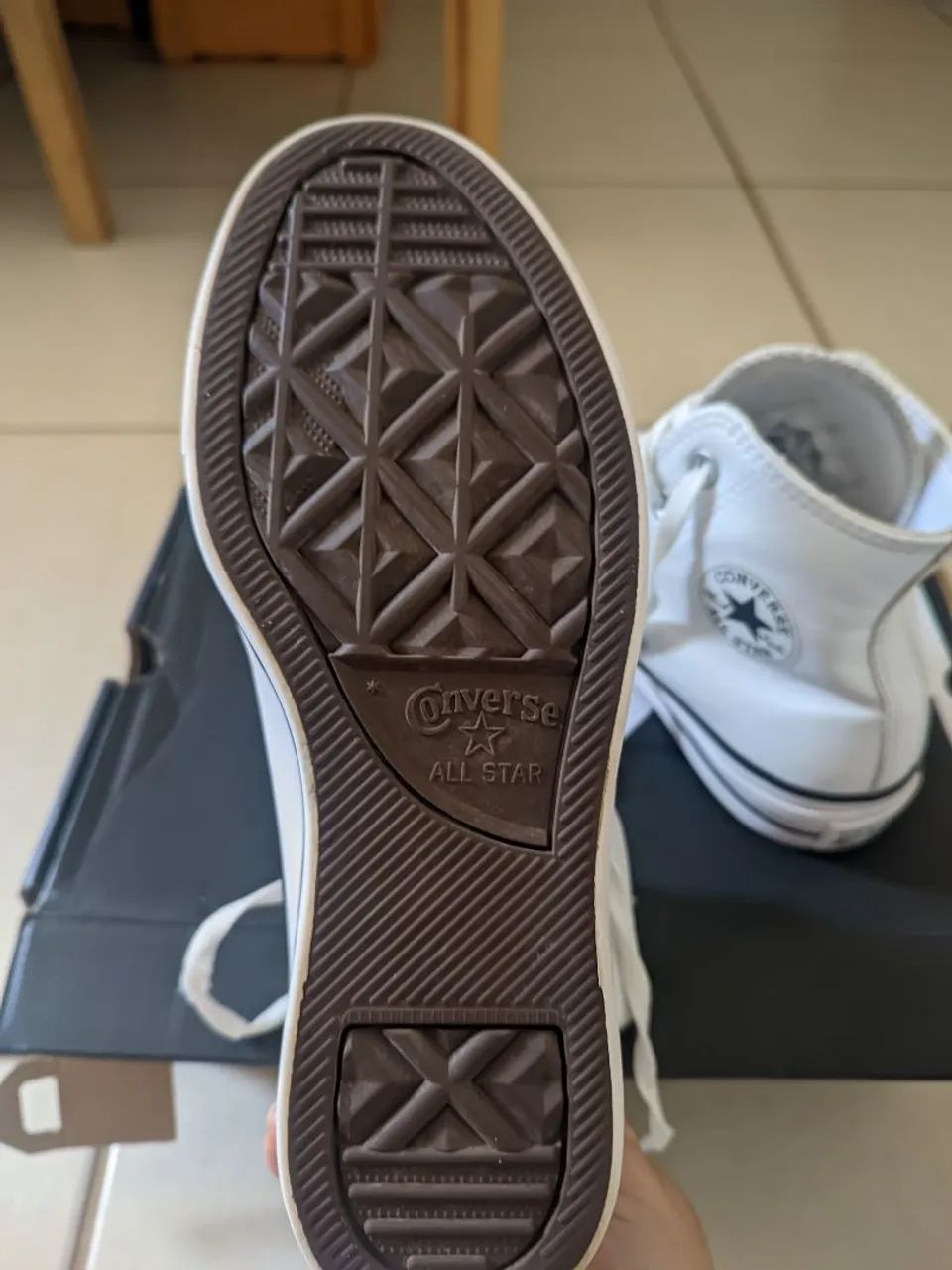 Tênis ALL Star couro/original - Foto 3
