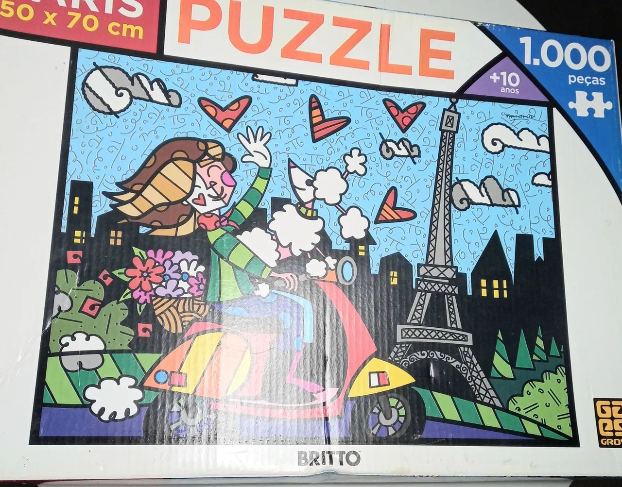 Quebra-cabeça Romero Brito Grow  1009 peças 