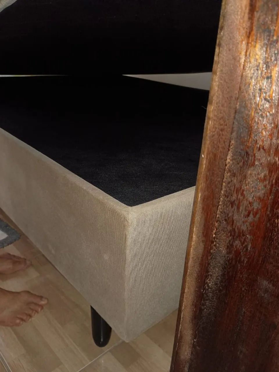 Cama Box Casal Colchão Molas Ensacadas - Foto 4