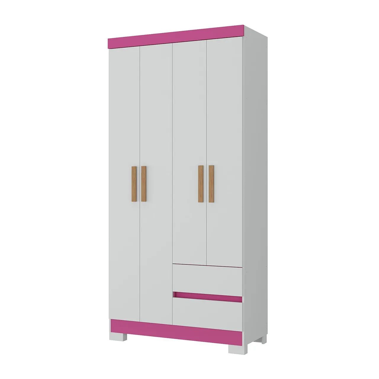 Guarda roupa solteiro são Luís 4 portas novo a pronta entrega_ - Foto 2