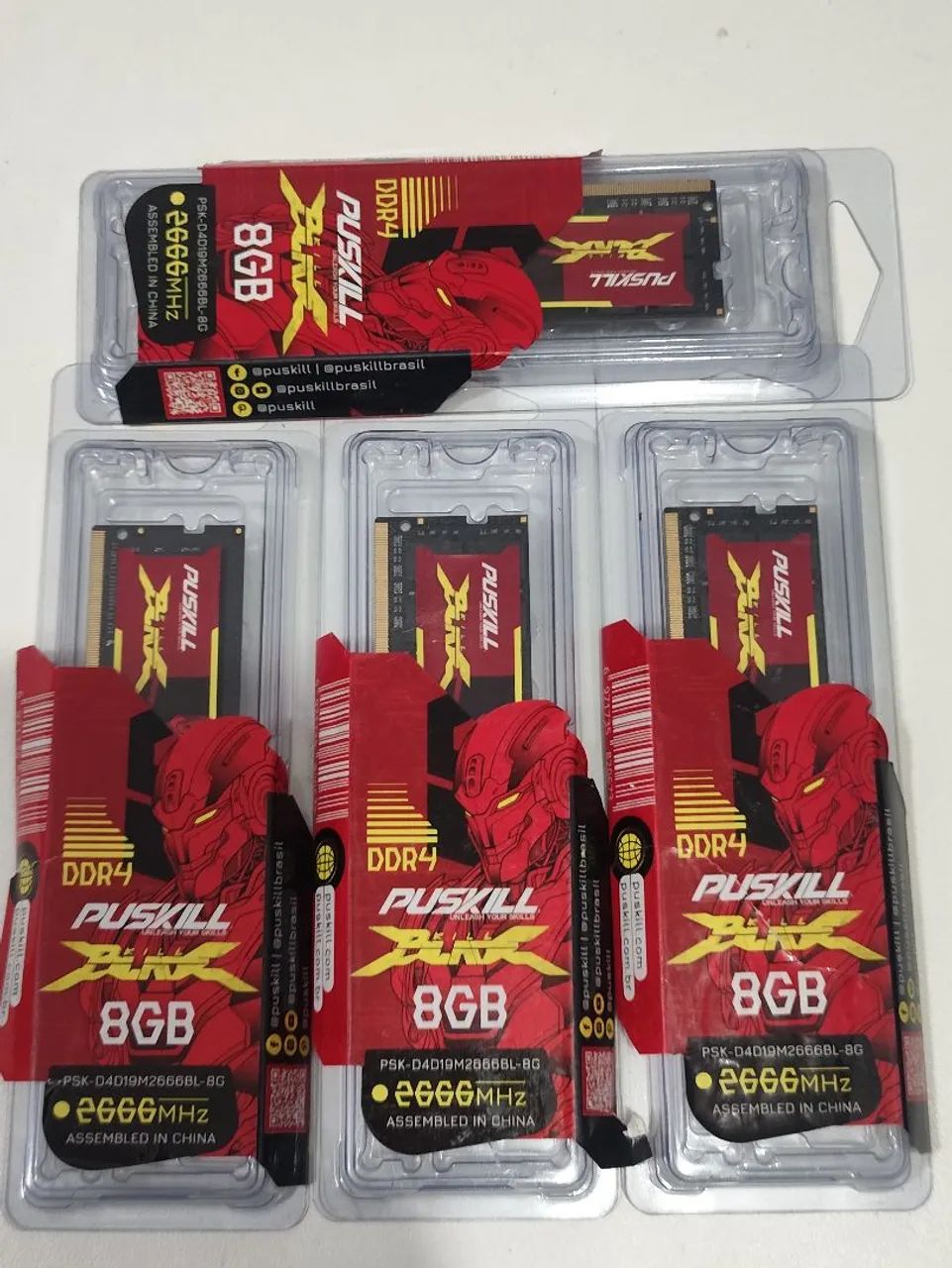 Memória ram ddr4 2666 8gb P/ notebook 