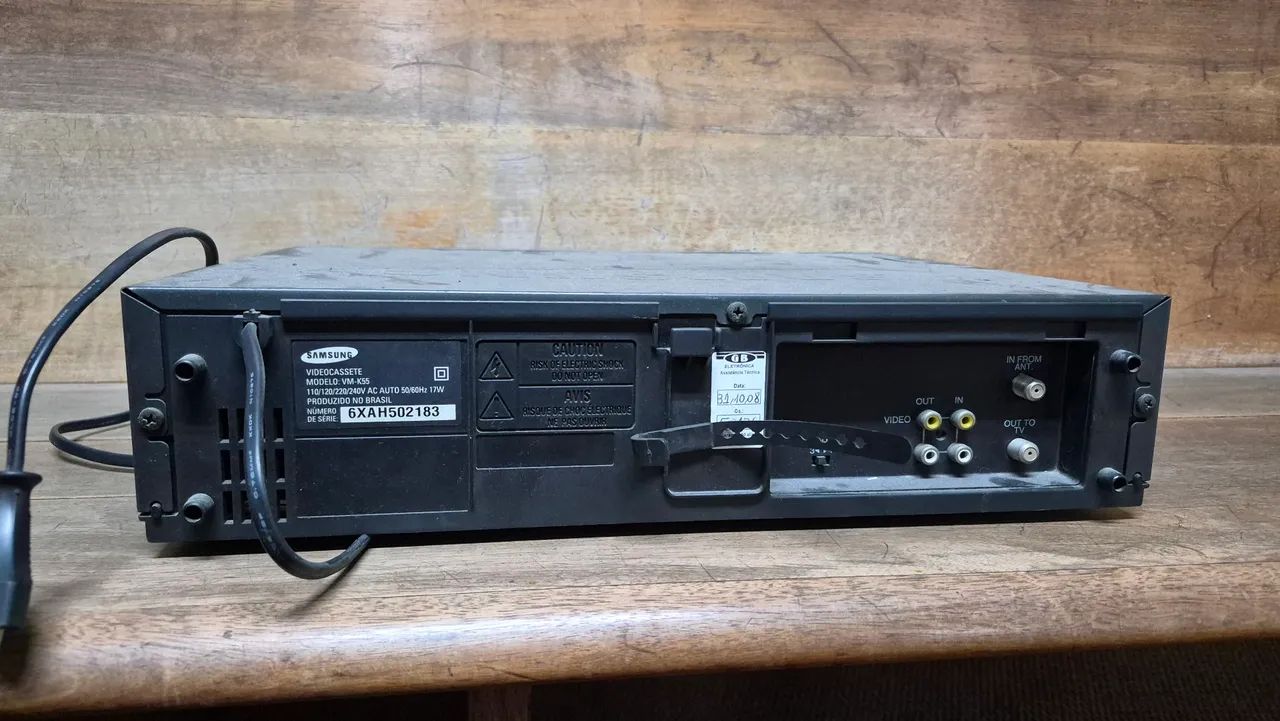 Vídeo Cassete Samsung VM-K55