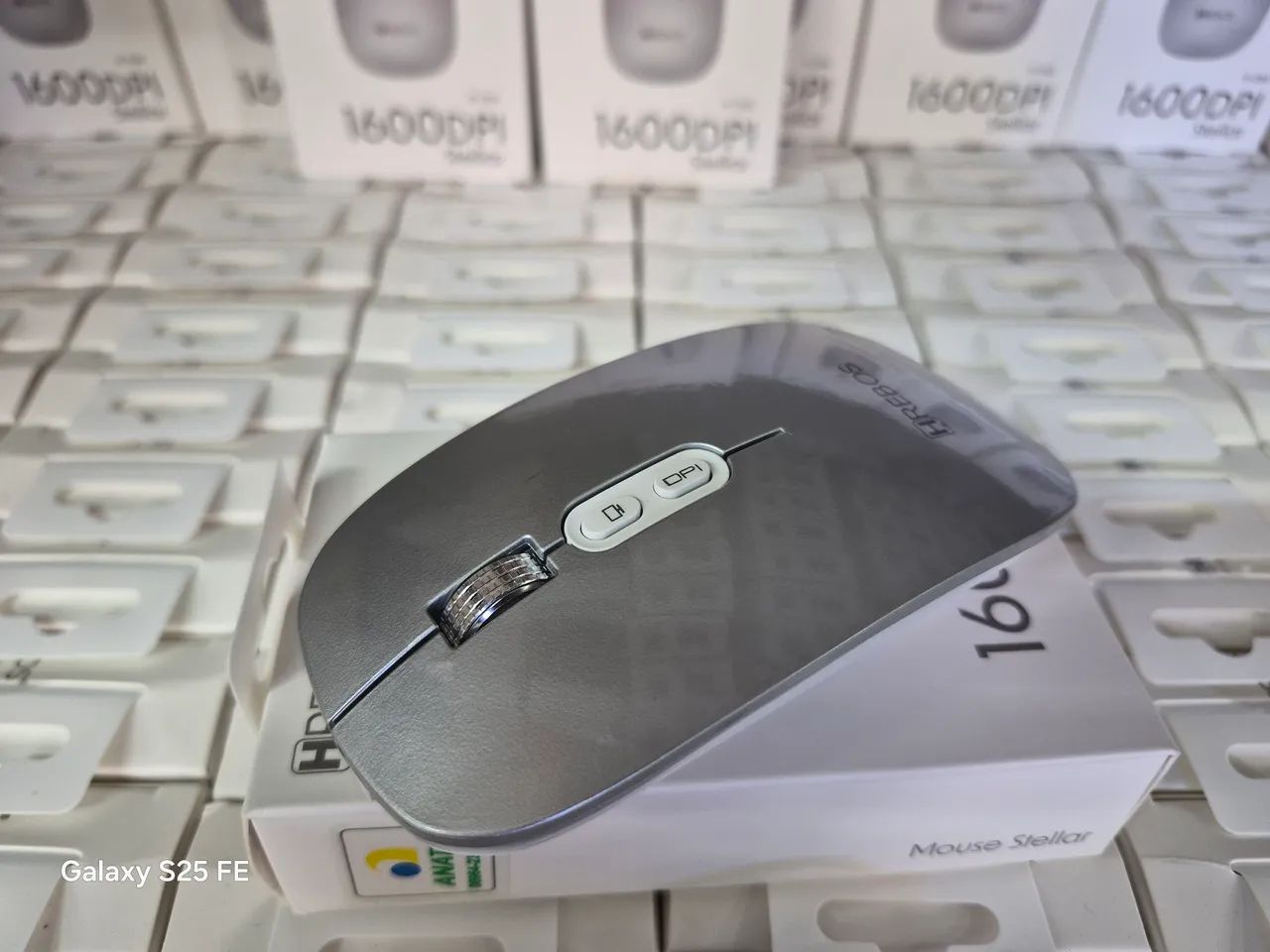 MOUSE BRUSHED PRATA 1600DPI<br>REF: IF-216 S - Foto 3