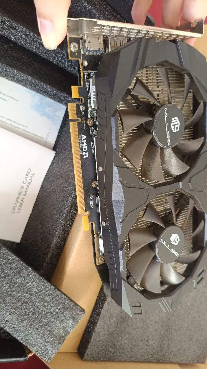Placa de Vídeo RX 580 8GB + Fonte 550w - Predator - Foto 2