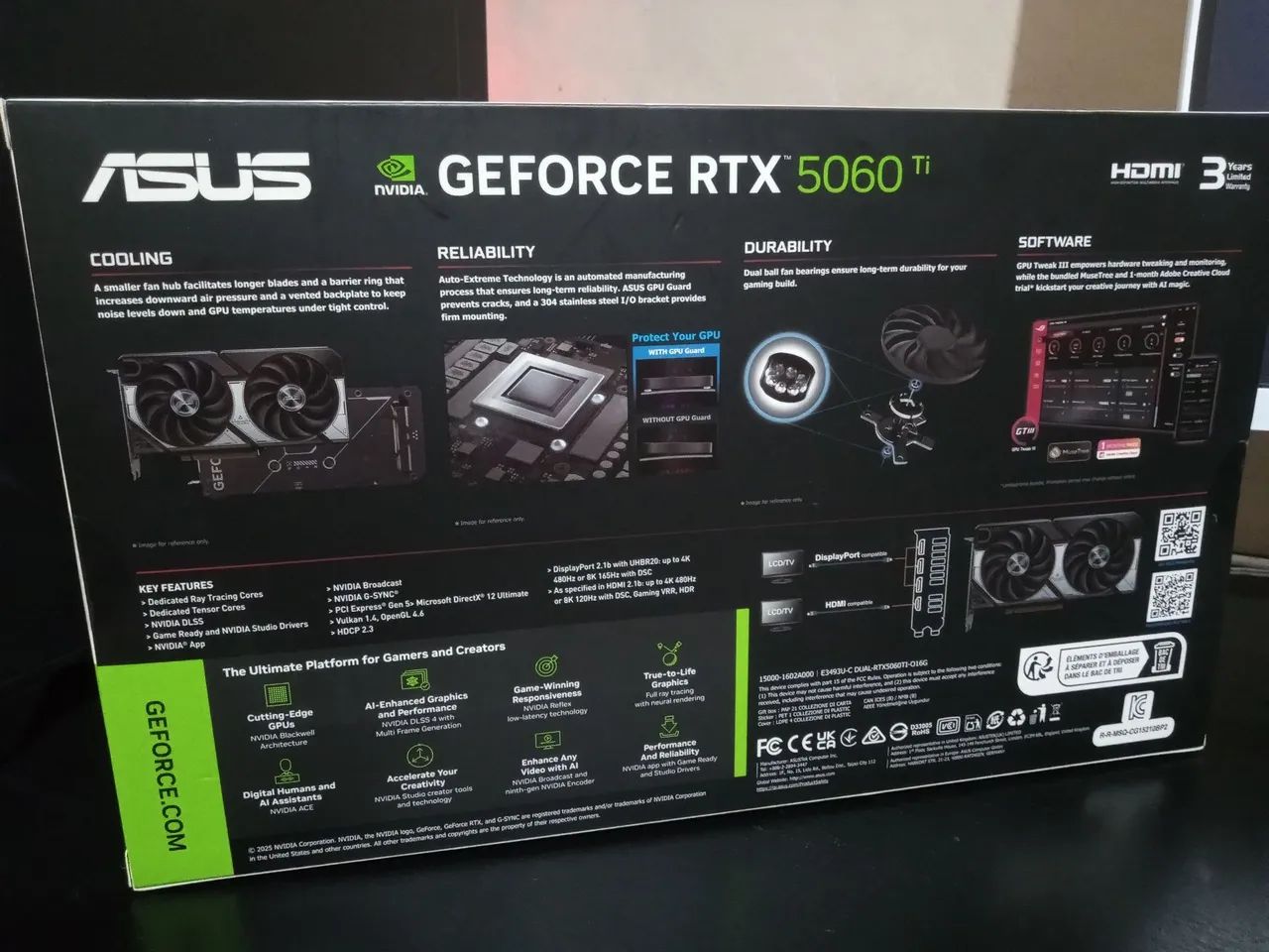 Nvidea ASUS RTX 5050TI 16GB  - Foto 2
