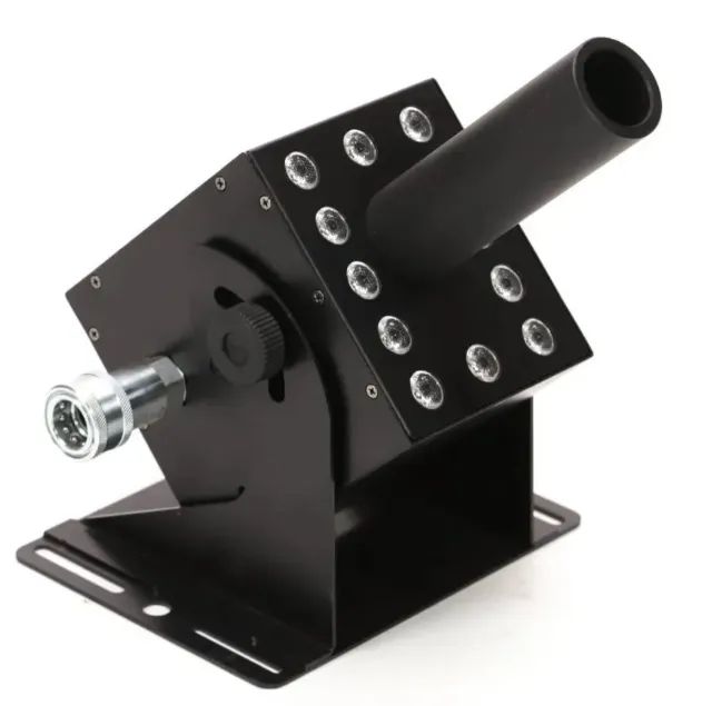 Jet co2 Led RGB DMX Canhão com mangueira 5mts Festas Palco show Bandas Djs Mc - Foto 5