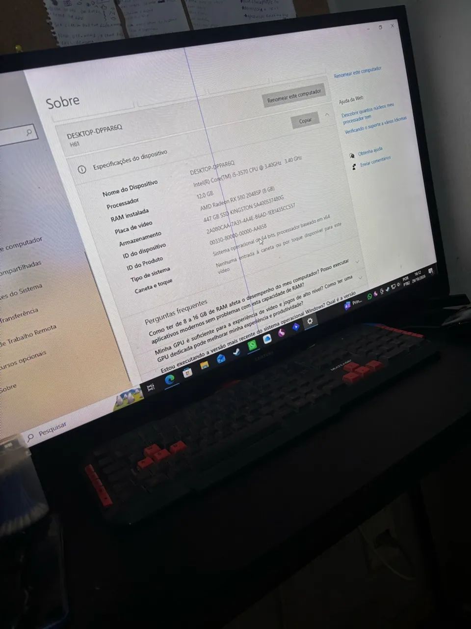 Computador com placa de vídeo  - Foto 2
