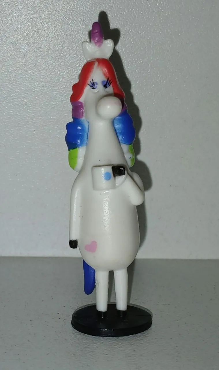 BONECO MINIATURA DIVERTIDA MENTE ORIGINAL DISNEY UNICORNIO