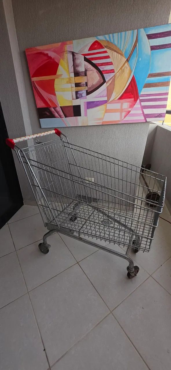 Carrinho compra supermercado