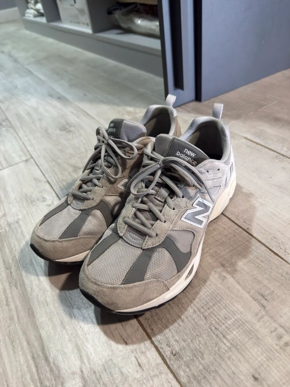 New Balance Tênis 878 de Camurça / Cinza