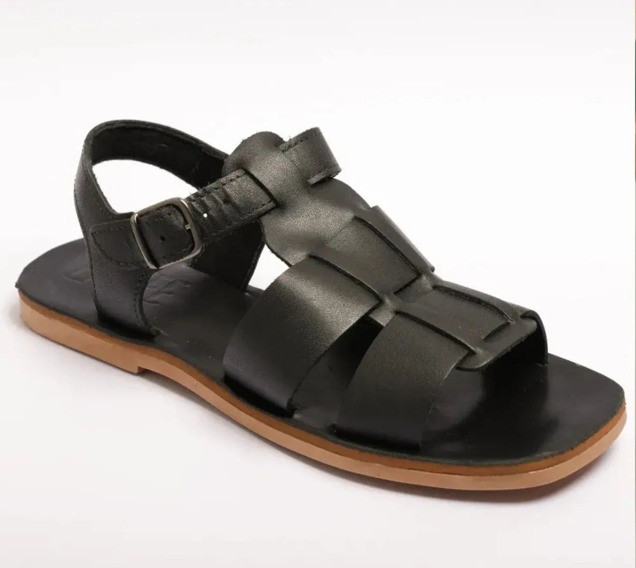 SANDALIAS DE COURO LEGITIMO - Foto 2