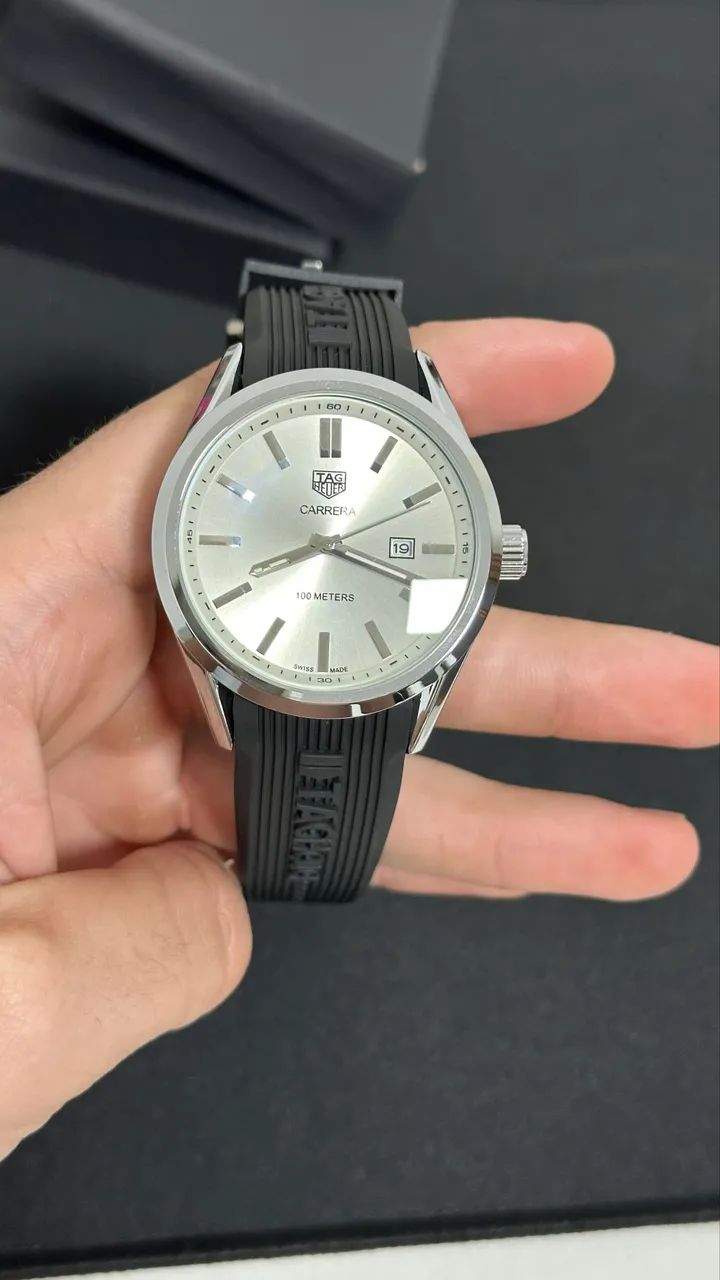 Relógio masculino casual branco  - Foto 3