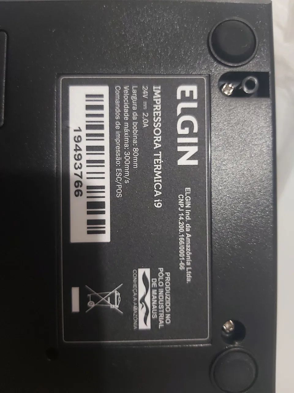Kit sat elgin com impressora bematec i9 mais 30 bobinas  - Foto 3