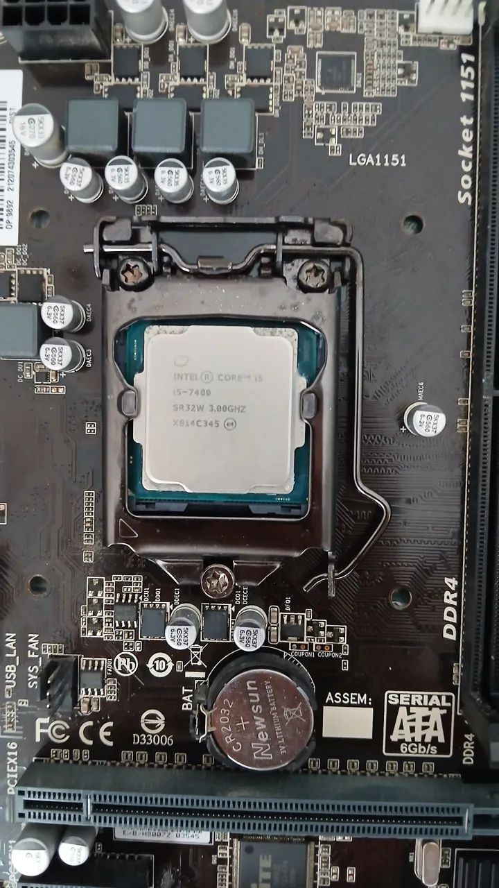 Kit Upgrade: Placa-Mãe Gigabyte H110 + Processador Intel Core i5-7400 + Cooler - Foto 2