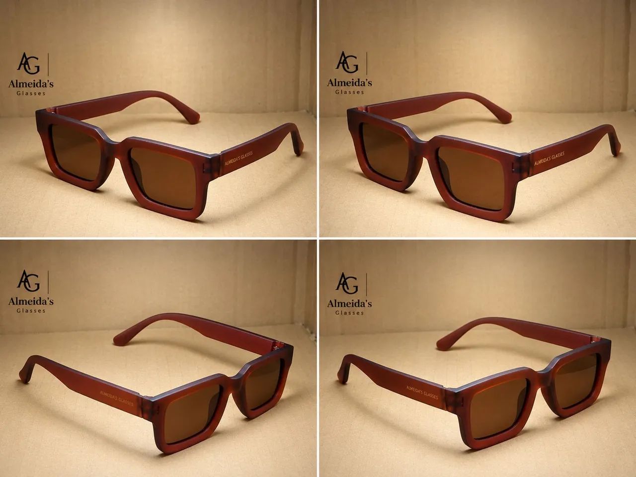 Oculos de Sol Malli Marrom.