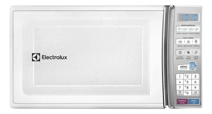 Micro-ondas de Bancada Electrolux Branco 27L 127V